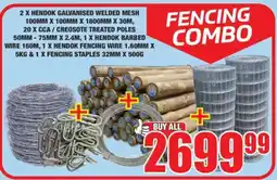 Boxer Fencing Combo offer
