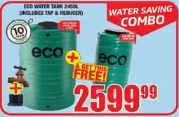 Boxer ECO WATER TANK 2450L (INCLUDES TAP & REDUCER) offer