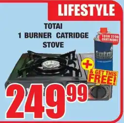 Boxer TOTAI 1 BURNER CATRIDGE STOVE offer