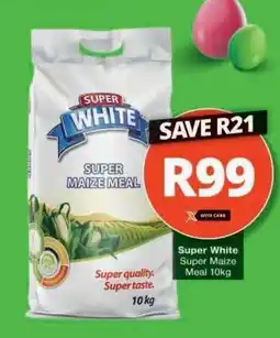 Checkers SUPER WHITE SUPER MAIZE MEAL 10kg offer