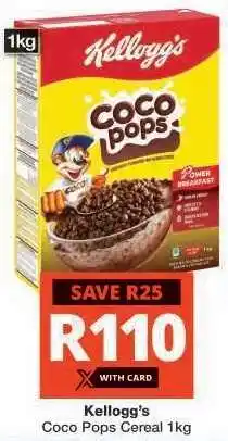 Checkers Kellogg's Coco Pops Cereal 1kg offer