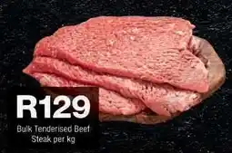 Checkers Bulk Tenderised Beef Steak offer
