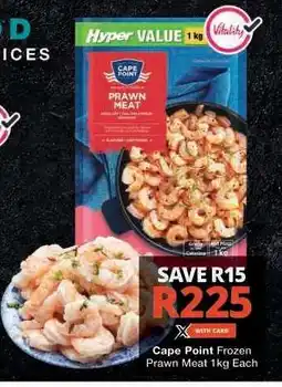 Checkers Cape Point Frozen Prawn Meat 1kg offer