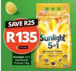 Checkers SUNLIGHT 5in1 HANDWASH POWDER 5kg offer