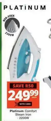 Checkers Platinum Comfort Steam Iron offer