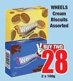 Boxer WHEELS Cream Biscuits Assorted offer