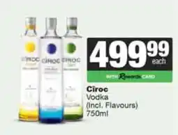 Spar Tops Cîroc offer