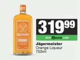 Spar Tops Jägermeister Orange Liqueur offer