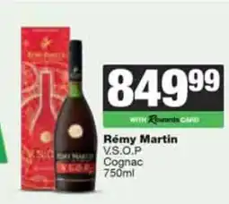Spar Tops Rémy Martin V.S.O.P Cognac offer