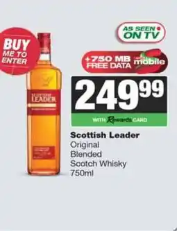 Spar Tops Scottish Leader offer