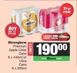 Spar Tops Strongbow Premium Apple Cider Cans offer