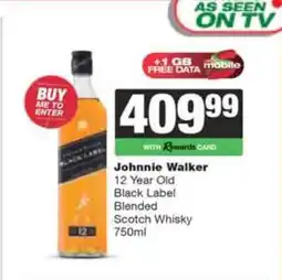 Spar Tops JOHNNIE WALKER offer