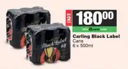 Spar Tops Carling Black Label offer
