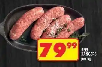 Shoprite BEEF BANGERS offer