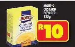 Shoprite MOIR'S CUSTARD POWDER 125g offer