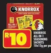 Shoprite KNORROX ALL-IN-1 SEASONING SACHETS offer