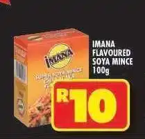 Shoprite IMANA FLAVOURED SOYA MINCE 100g offer
