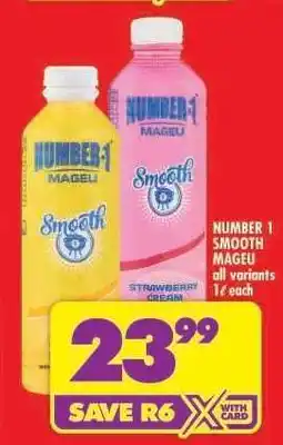 Shoprite NUMBER 1 SMOOTH MAGEU offer