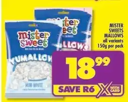 Shoprite MISTER SWEETS MALLOWS offer