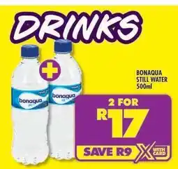 Shoprite Bonaqua Still Water 500ml offer