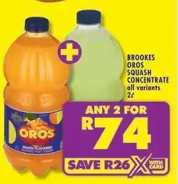 Shoprite Brookes Oros Squash Concentrate offer