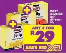 Shoprite MOIR'S FLAVOURED JELLY offer