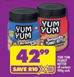 Shoprite Yum Yum Peanut Butter offer