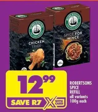 Shoprite Robertsons Spice Refill offer