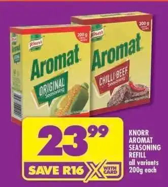 Shoprite KNORR AROMAT SEASONING REFILL offer