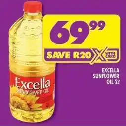 Shoprite Excella Sunflower Oil-2L offer