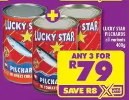 Shoprite LUCKY STAR PILCHARDS offer