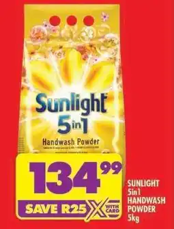 Shoprite SUNLIGHT 5in1 HANDWASH POWDER 5kg offer