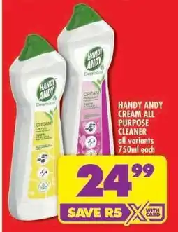 Shoprite HANDY ANDY CREAM ALL PURPOSE CLEANER offer