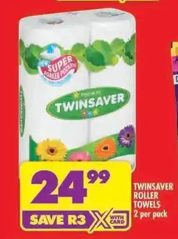 Shoprite TWINSAVER ROLLER TOWELS offer