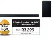 Samsung Samsung B-Series Soundbar 3.1 Ch Subwoofer 2025 HW-B650F/XA offer