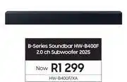 Samsung Samsung B-Series Soundbar 2.0 Ch Subwoofer 2025 HW-B400F/XA offer