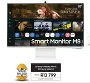 Samsung Samsung 32 Smart M8 4K Vision AI Monitor LS32FM801UAXXA offer