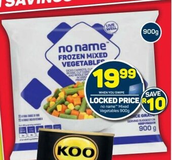 Pick n Pay No Name™ Mixed Vegetables 900g offer