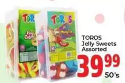 Elite Power Trade Cash & Carry Toros Jelly Sweets Assorted offer