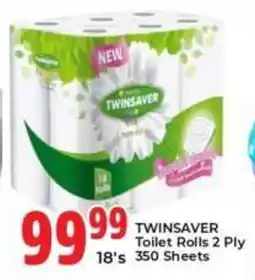 Elite Power Trade Cash & Carry Twinsaver Toilet Rolls 2 Ply offer