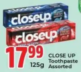 Elite Power Trade Cash & Carry Close Up Toothpaste Assorted offer