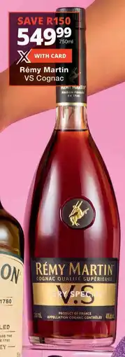 Checkers Rémy Martin VS Cognac offer