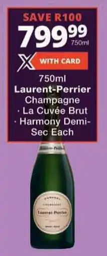 Checkers Laurent-Perrier Champagne offer