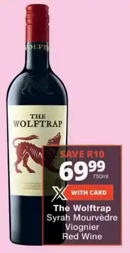 Checkers The Wolftrap Syrah Mourvèdre Viognier Red Wine offer