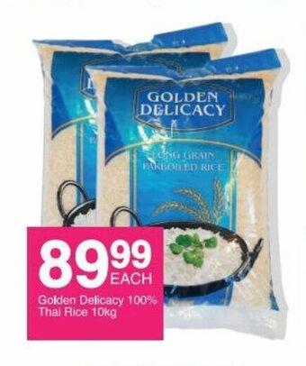 Save Golden Delicacy 100% Thai Rice 10kg offer