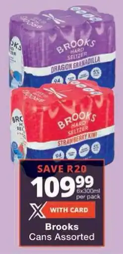 Checkers Brooks Cans Assorted offer
