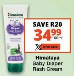 Checkers Himalaya Baby Diaper Rash Cream offer