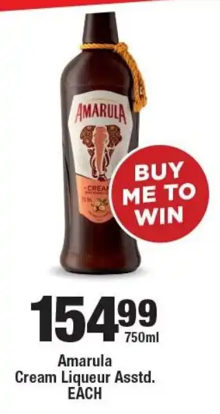 OK Liquor Amarula Cream Liqueur offer