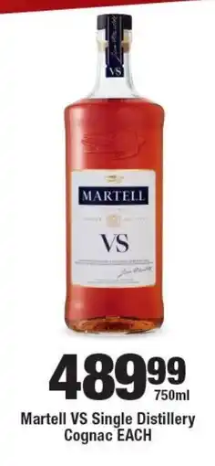 OK Liquor Martell VS Single Distillery Cognac offer