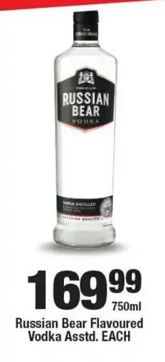OK Liquor Russian Bear Flavoured Vodka offer